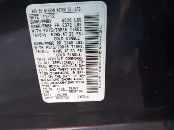 2013 Nissan Rogue SV