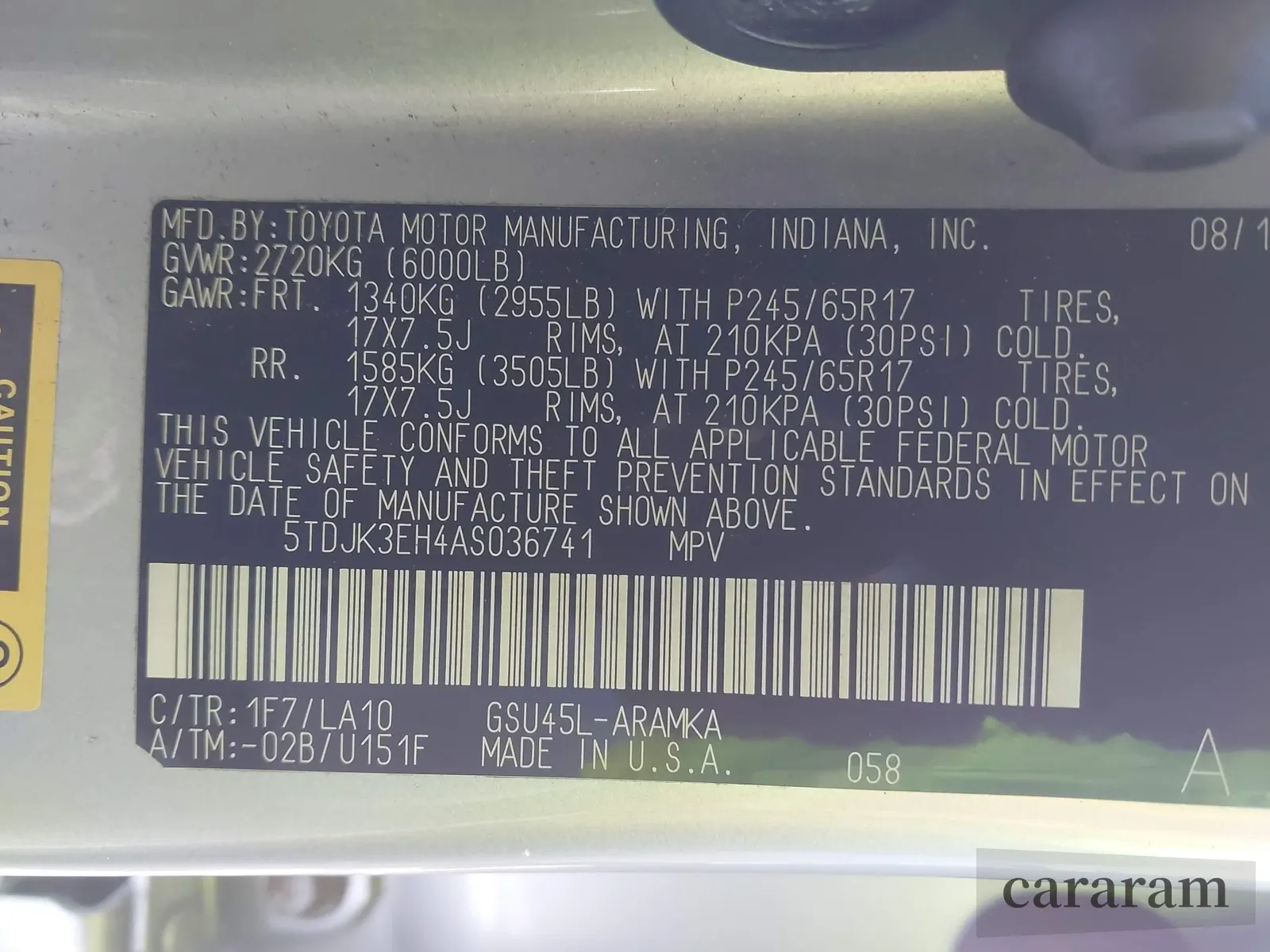 2010 Toyota Highlander SE