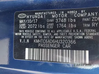 2017 Hyundai Veloster Value Edition