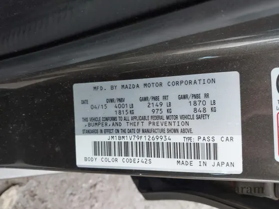 2015 Mazda 3 i Touring