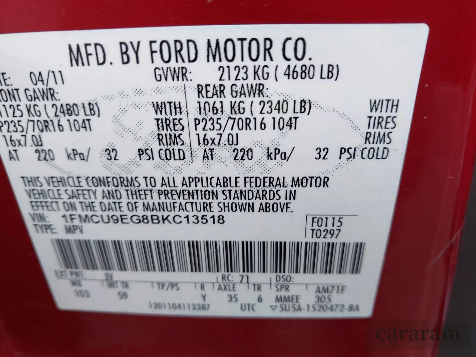 2011 Ford Escape Limited