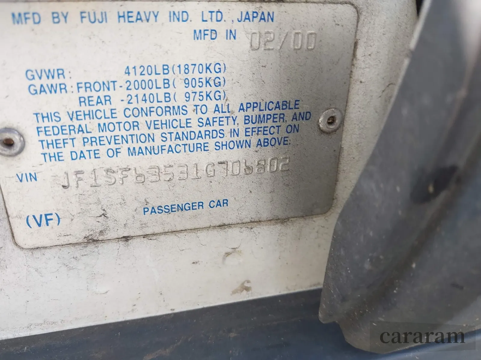 2001 Subaru Forester L
