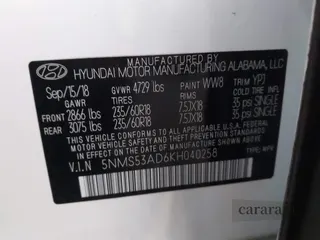 2019 Hyundai Santa Fe Ultimate