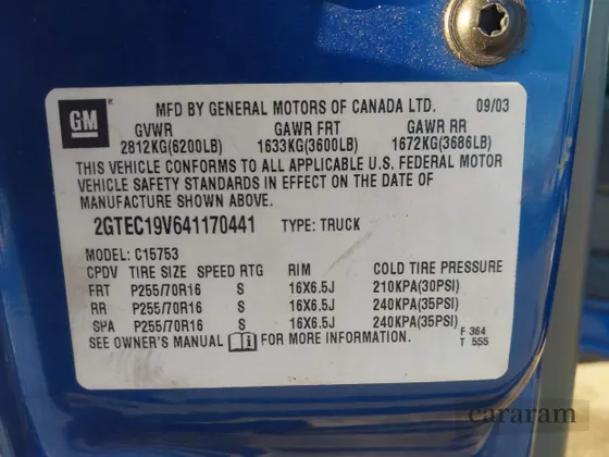 2004 GMC Sierra 1500 SLE