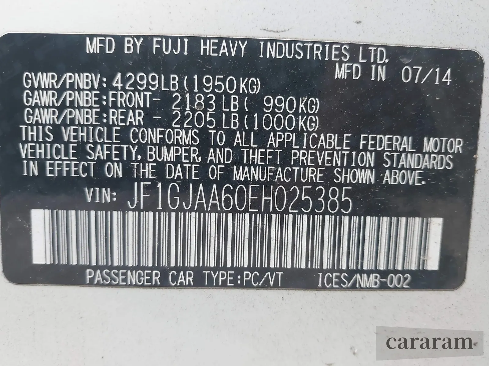 2014 Subaru Impreza