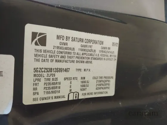 2003 Saturn VUE