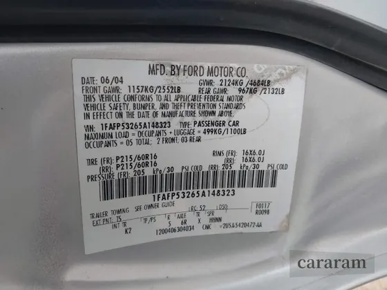 2005 Ford Taurus SE