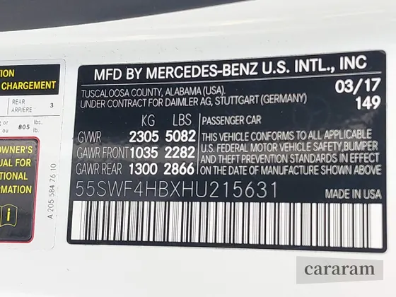 2017 Mercedes-Benz C 350e