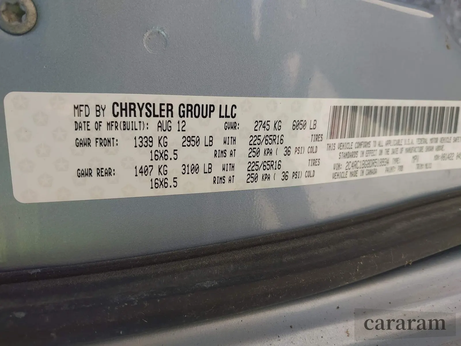 2013 Chrysler Town & Country Touring