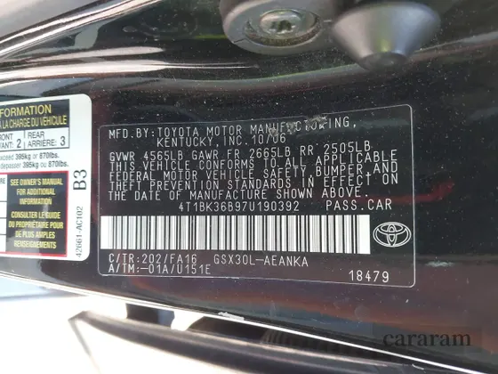 2007 Toyota Avalon XLS