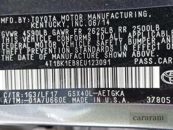 2014 Toyota Avalon Limited